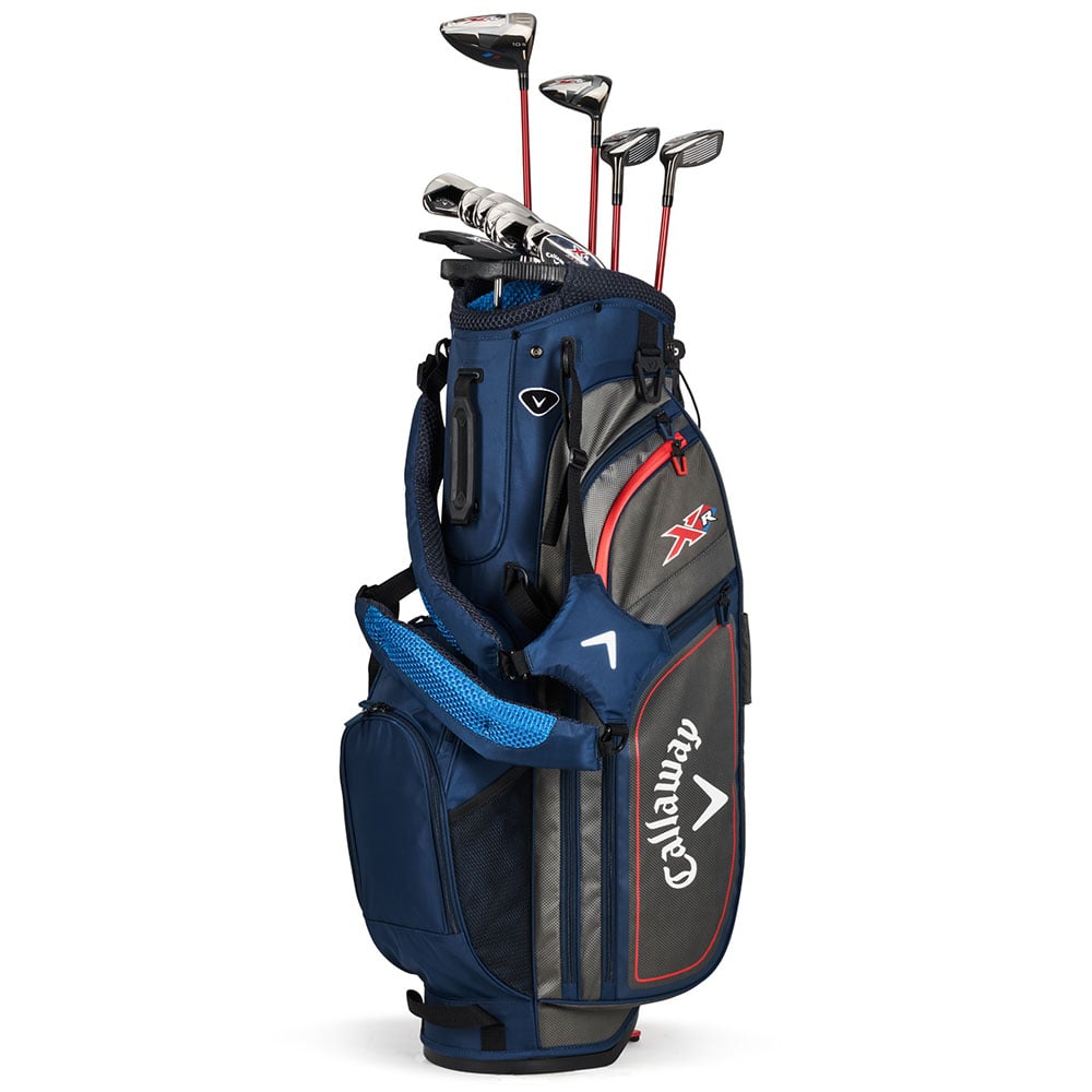 Callaway XR 13-Piece Stand Bag Package Set - Navy/Silver -  Graphite